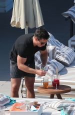 RHIAN SUDGEN in Bikini at a Pool in Ibiza 06/14/2018