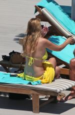 RHIAN SUDGEN in Bikini at a Pool in Ibiza 06/17/2018