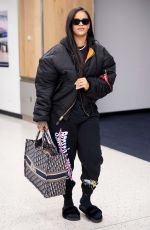 RIHANNA at JFK Airport in New york 06/07/2018