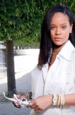 RIHANNA at Louis Vuitton Show at Paris Fashion Week 06/21/2018
