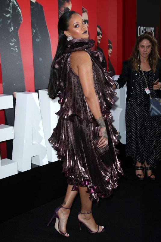 RIHANNA at Ocean’s 8 Premiere in New York 06/05/2018
