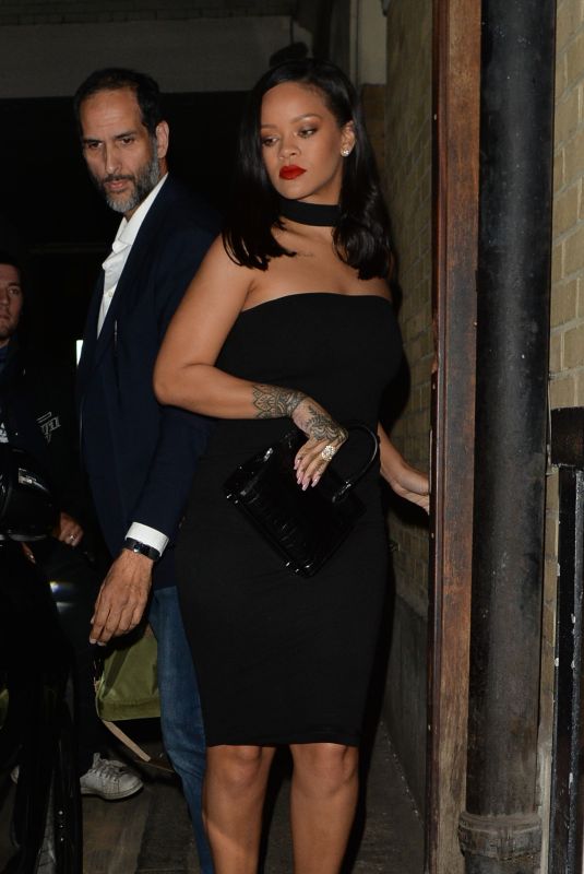 RIHANNA Leaves Peyote Club in London 06/23/2018