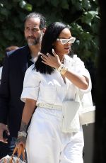RIHANNA Out and About in Paris 06/21/2018