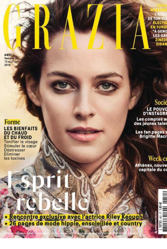 RILEY KEOUGH in Grazia Magazine, June 2018 Issue