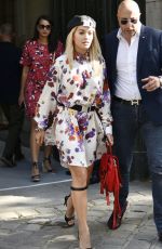 RITA ORA Arrives at Dior Homme Spring/Summer Fashion Show in Paris 06/23/2018