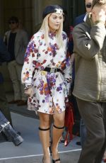 RITA ORA Arrives at Dior Homme Spring/Summer Fashion Show in Paris 06/23/2018