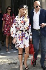 RITA ORA Arrives at Dior Homme Spring/Summer Fashion Show in Paris 06/23/2018