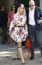 RITA ORA Arrives at Dior Homme Spring/Summer Fashion Show in Paris 06/23/2018