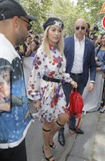 RITA ORA at Dior Homme Spring/Summer Fashion Show in Paris 06/23/2018