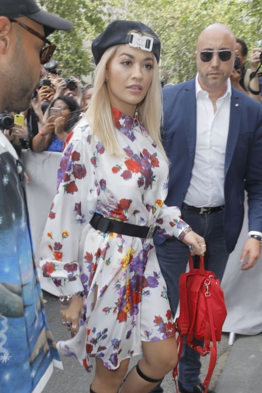 RITA ORA at Dior Homme Spring/Summer Fashion Show in Paris 06/23/2018