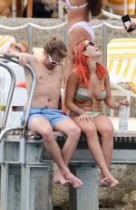 RITA ORA in Bikini at a Beach in Tuscany 06/06/2018