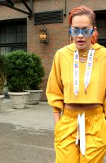RITA ORA Leaves Bowery Hotel in New York 06/13/2018