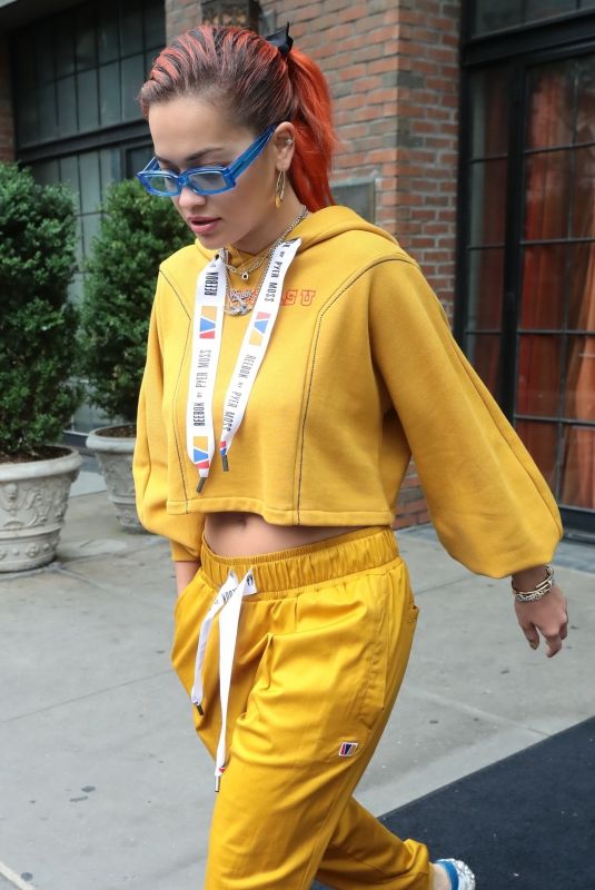 RITA ORA Leaves Bowery Hotel in New York 06/13/2018