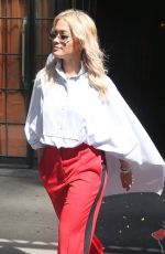RITA ORA Leaves Bowery Hotel in New York 06/19/2018