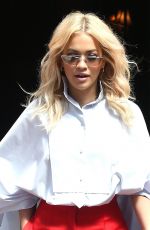 RITA ORA Leaves Bowery Hotel in New York 06/19/2018
