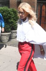 RITA ORA Leaves Bowery Hotel in New York 06/19/2018