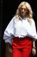 RITA ORA Leaves Bowery Hotel in New York 06/19/2018