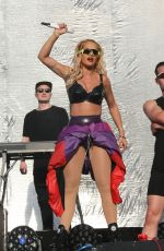 RITA ORA Performs at a Concert in Dublin 06/24/2018