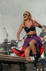 RITA ORA Performs at a Concert in Dublin 06/24/2018