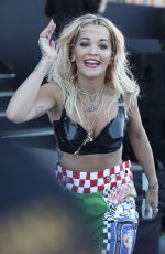 RITA ORA Performs at Isle of Wight Festival 06/22/2018