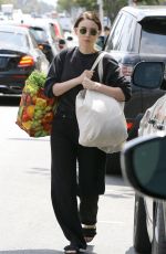 ROONEY MARA Shopping at Erewhon Market in Los Angeles 06/17/2018