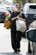 ROONEY MARA Shopping at Erewhon Market in Los Angeles 06/17/2018