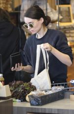 ROONEY MARA Shopping at Erewhon Market in Los Angeles 06/17/2018