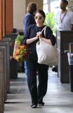 ROONEY MARA Shopping at Erewhon Market in Los Angeles 06/17/2018