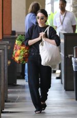 ROONEY MARA Shopping at Erewhon Market in Los Angeles 06/17/2018