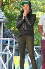 ROSARIO DAWSON at Rock Rubber 45s Premiere in Central Park in New York 06/25/2018