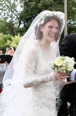 ROSE LESLIE at Her Wedding with Kit Harington in Scotland 06/23/2018