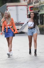 ROSIE WILLIAMS in Denim Shorts Out in London 06/28/2018