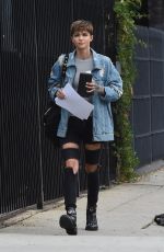 RUBY ROSE Hading to a Movie Studio in Los Angeles 06/17/2018