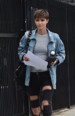 RUBY ROSE Hading to a Movie Studio in Los Angeles 06/17/2018