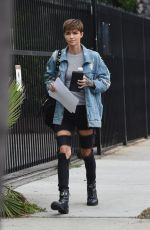 RUBY ROSE Hading to a Movie Studio in Los Angeles 06/17/2018