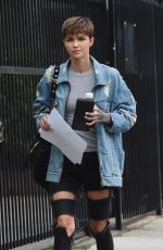 RUBY ROSE Hading to a Movie Studio in Los Angeles 06/17/2018