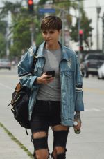 RUBY ROSE Hading to a Movie Studio in Los Angeles 06/17/2018