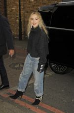 SABRINA CARPENTER Out in London 06/12/2018