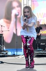 SABRINA CARPENTER Performs at KissFM Wango Tango Village in Los Angeles 06/02/2018