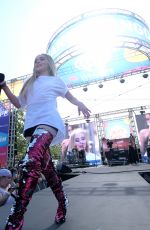 SABRINA CARPENTER Performs at KissFM Wango Tango Village in Los Angeles 06/02/2018