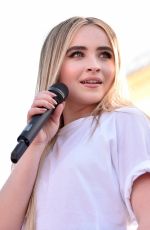 SABRINA CARPENTER Performs at KissFM Wango Tango Village in Los Angeles 06/02/2018