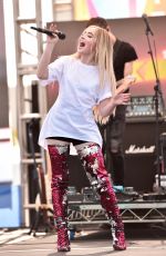 SABRINA CARPENTER Performs at KissFM Wango Tango Village in Los Angeles 06/02/2018