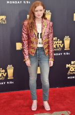 SADIE SINK at 2018 MTV Movie and TV Awards in Santa Monica 06/16/2018