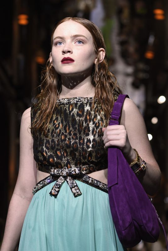 SADIE SINK at Miu Miu 2019 Cruise Collection Show in Paris 06/30/2018