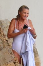 SAILOR BRINKLEY COOK and CHRISTIE BRINKLEY in Swimwear at Hote Eden Roc in Antibes 06/10/2018