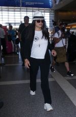 SALMA HAYEK at Los Angeles International Airport 06/27/2018