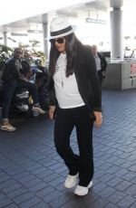SALMA HAYEK at Los Angeles International Airport 06/27/2018
