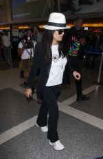 SALMA HAYEK at Los Angeles International Airport 06/27/2018