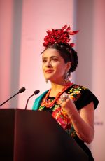 SALMA HAYEK at Victoria and Albert Museum Summer Party in London 06/13/2018