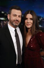 SANDRA BULLOCK at Jimmy Kimmel Live! in Los Angeles 06/03/2018